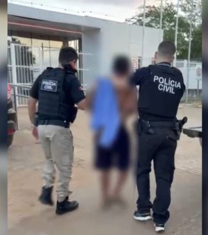 [Vídeo] Homem investigado por estupro de vulnerável no PR é preso no interior de Alagoas