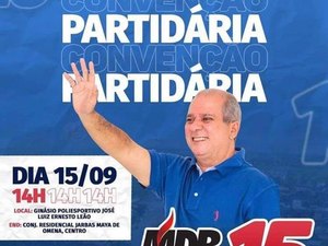 Em Messias, convenção do MDB promete ser bastante concorrida