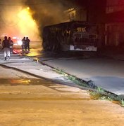 Ônibus é incendiado no Clima Bom e linhas são suspensas na região