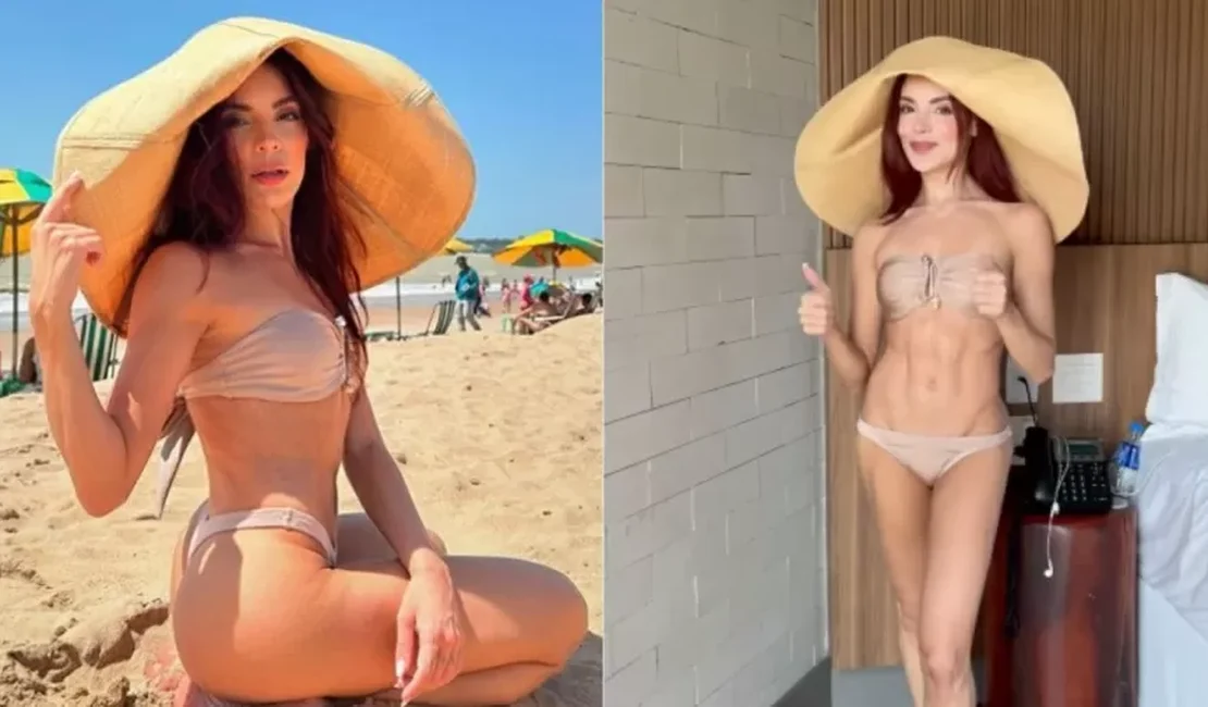 Gkay aposta em look com chapéu e fãs brincam: 'Guarda-sol está diferente'