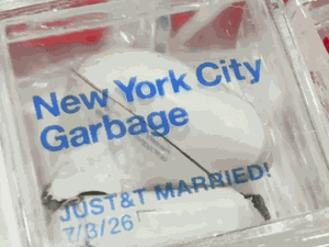 Artista lucra recolhendo e vendendo lixo do casamento da cantora Taylor Swift