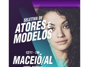 Agência de modelos e atores vai abrir filial em Alagoas