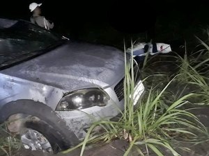 Condutor morre vítima de capotamento na AL 105, em Coruripe