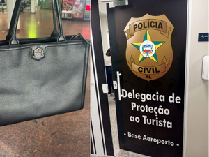 Turista recupera mochila levada por engano em aeroporto de Maceió