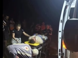 Grave acidente deixa motociclista ferido na AL-455 no município de Coruripe