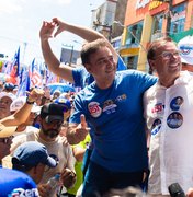 Arapiraca realiza maior caminhada de sua história; ao lado de Renan e Yale, multidão percorreu ruas do centro