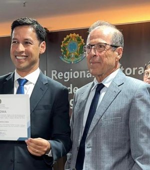 Arapiraquense Rodrigo Cunha é diplomado como vice-prefeito de Maceió