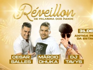 Cesar Salles, Márcio Dhuka e Dj Tavys animarão Réveillon de Palmeira dos Índios