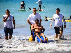 Orla da Pajuçara recebe mais uma edição da Praia Acessível neste sábado