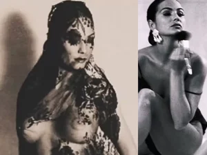 Em clima de Carnaval, Luiza Brunet resgata foto com fantasia transparente