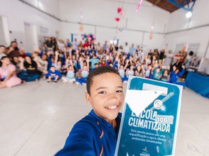 Escola Municipal Cleto Marques Luz, em Maceió, recebe selo 100% climatizada