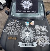 Suspeitos são presos por tráfico de drogas após ação da PM em Campestre