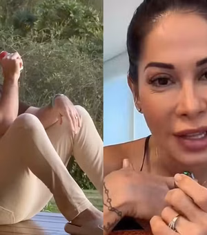 Thiago Nigro dribla proibição de Maíra Cardi, bebe refrigerante na varanda