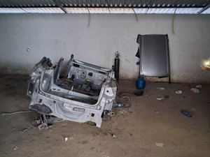 Polícia civil identifica galpão de desmanche de veículos em plena Av. Fernandes Lima