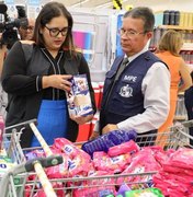 MPAL e Procon fiscalizam supermercados por sabão em pó falsificado