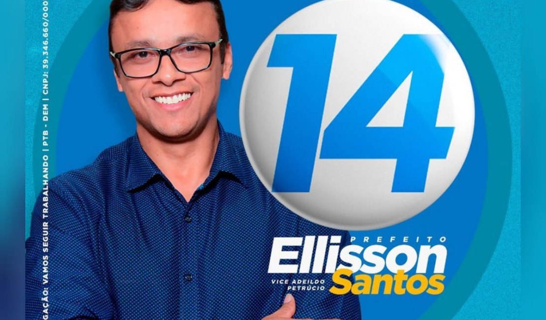 Ellisson Santos é eleito prefeito do Passo de Camaragibe
