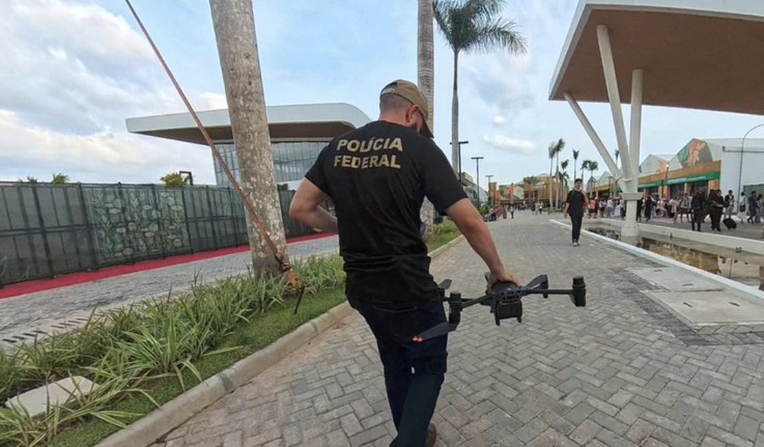 PF utiliza drones de alta tecnologia na segurança da COP30 em Belém