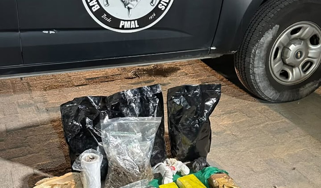 Casal é preso suspeito de tráfico de drogas no Clima Bom