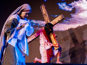 Girau do Ponciano se emociona com apresentação do Musical da Paixão na Sexta-feira Santa
