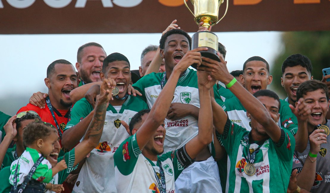 Zumbi é campeão da Copa Alagoas Sub-20 e celebra primeira taça da categoria