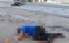 Colisão entre duas motos deixa duas vítimas fatais e outra gravemente ferida