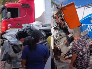 [Vídeo] Oito feridos e dois mortos: grave acidente em Joaquim Gomes envolveu sete veículos