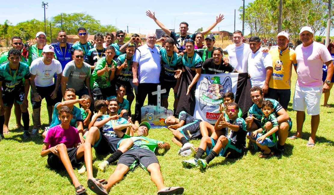 Manoel Teles é o campeão da 4ª Copa Rey9 de Futebol Society de Arapiraca