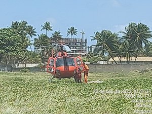 Adolescente de 12 anos se afoga e é resgatado na Praia de Guaxuma