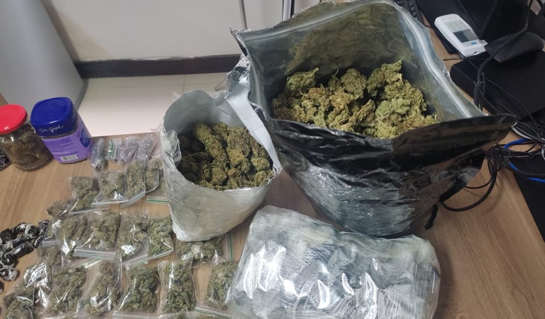 Ação conjunta resulta na prisão de investigado por tráfico de drogas em Maceió