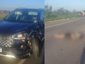 Motociclista morre após ser atingido por carro na AL-220, em Craíbas