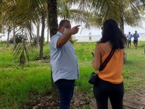 IMA vistoria área do projeto Bandeira Azul em Porto de Pedras