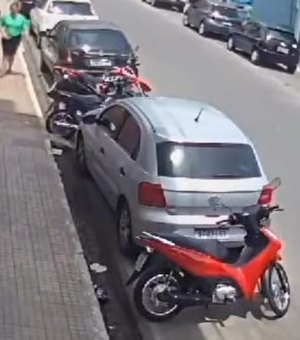 Homem furta moto estacionada no centro de Arapiraca