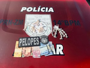 Polícia prende suspeito de tráfico de drogas em Colônia Leopoldina