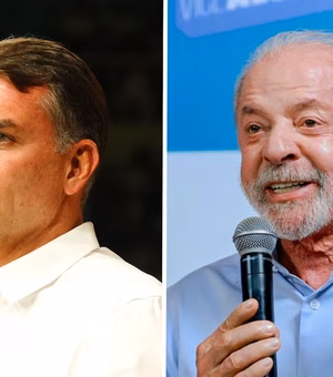Lula e Flávio Bolsonaro empatam com 50% dos votos válidos, diz PoderData/Aya