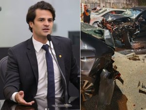 Deputado nega que conduzia carro que provocou acidente com sete veículos em Maceió