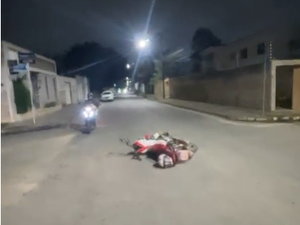 Condutor sofre acidente na rua Estudante José de Oliveira Leite, em Arapiraca