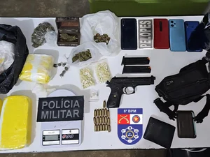 Quadrilha é presa suspeita de tráfico de entorpecentes no município de Japaratinga