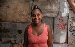 Andressa dos Santos aguarda o fim das obras para poder desfrutar de uma nova vida no Residencial Parque da Lagoa