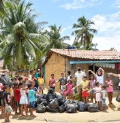 Crianças de Maragogi participam de ação de Educação Ambiental no povoado São Bento