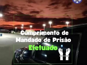 Foragido da justiça é preso em Novo Lino