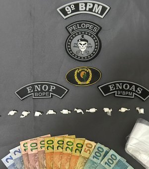 Mulher é presa em flagrante por tráfico de drogas em Delmiro Gouveia