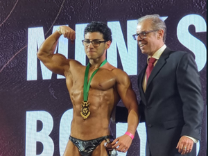 Arapiraquense estreia com vitória em competição internacional de fisiculturismo natural