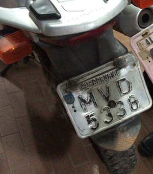 Polícia prende suspeito de roubar motos e clonar placas em  Lagoa da Canoa 