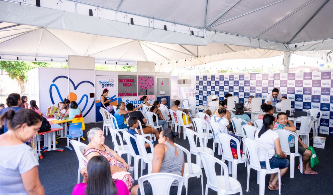 Benedito Bentes recebe serviços do Saúde da Gente nesta segunda-feira(14)