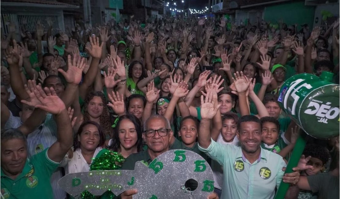 Déo e Jal fazem comício histórico no Boqueirão