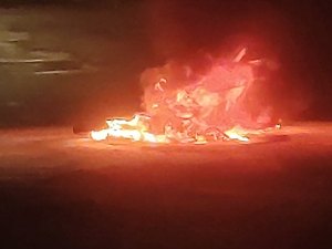 Colisão entre moto e carro deixa um homem ferido gravemente