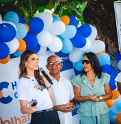 Ao lado do prefeito de Japaratinga, Marina Candia anuncia 200 cirurgias oftalmológicas pelo programa Olhar da Gente