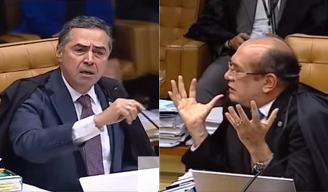 [Vídeo] 'Vossa excelência nos envergonha', dispara Barroso contra Gilmar Mendes em sessão do STF