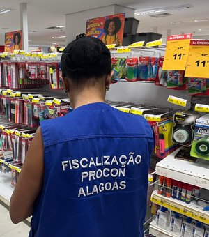 Procon Alagoas divulga resultado de pesquisa de preços em papelarias