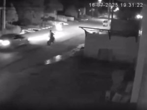 Câmeras flagram acidente fatal envolvendo motociclista na AL-485, em Feira Grande
